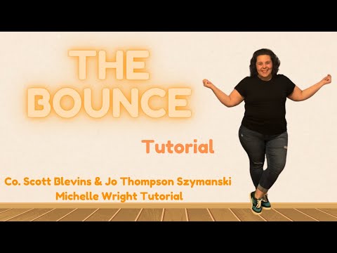 The bounce line dance tutorial Intermediate choreography by Scott Blevins & Jo Thompson Szymanski