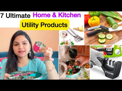 7 Brilliant Home & kitchen Utility products | Smart tools for Easy homemaking | Amazon must haves