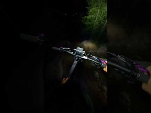 No one thought it was possible so I did it... #mountainbiking #nightriding