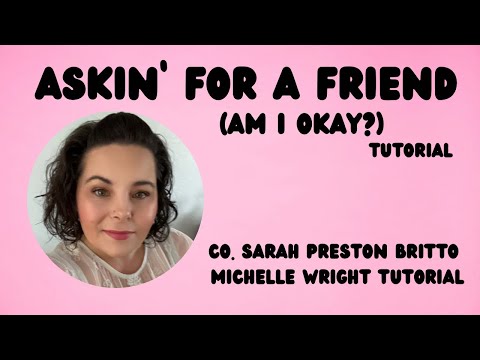 Askin’ for a friend (Am I okay?) line dance tutorial Beginner choreography by Sarah Preston Britto