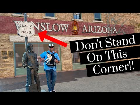 Don't Come Winslow Arizona To "Stand On The Corner"!! - Living In A Pickup Truck Camper