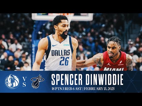 Spencer Dinwiddie (18 Points) Highlights vs. Miami Heat | February 13, 2025