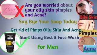 #Mensfacewash #dedicated2Swag #Amazon Best 5 Cheapest Face Wash For Men| Pimples|Oily Skin|Acne Free