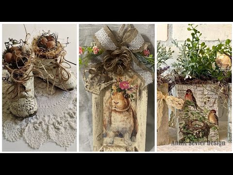 Thrifty Charm Decor Shabby Chic Vintage Rustic Home and Wall Hangings Decor Idea in budget