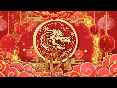 Happy Chinese New Year 2024 | Year of the Dragon 🐉 📺 Television Background