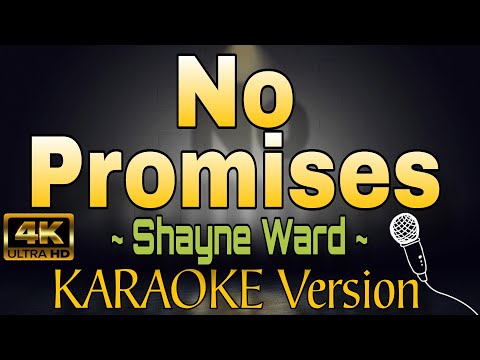 NO PROMISES by Shayne Ward (HD KARAOKE Version)