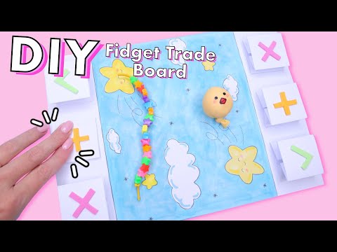 DIY Fidget Trade Board (Free printable)