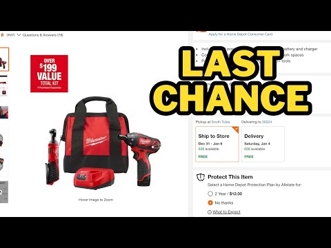 Last Chance Milwaukee Tool Deals And FREE Tool GIVEAWAY