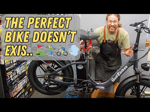 My new GOLF E-BIKE is a GAME CHANGER! It's the WAY to GO! Unboxing, assembly, 1st ride & impressions