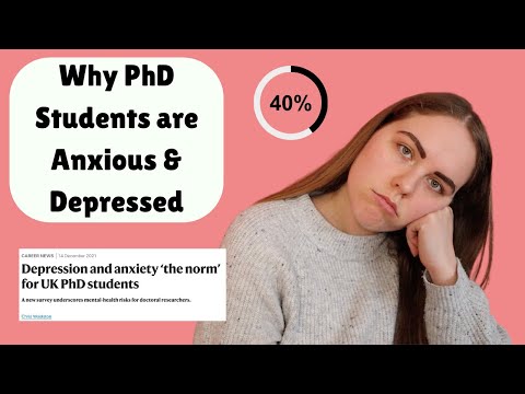 Why PhD Students are Anxious and Depressed  - Strategies to Take Care of Mental Health During a PhD