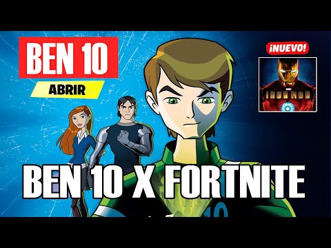 🔴¡ POSIBLE COLABORACION ! BEN 10 X  FORTNITE 😱- NUEVO IRON MAN