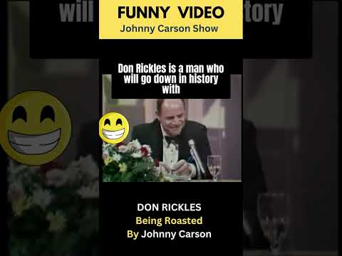 Don Rickles Comedy Roast Video - Joey Bishop Introduction of Don Rickles