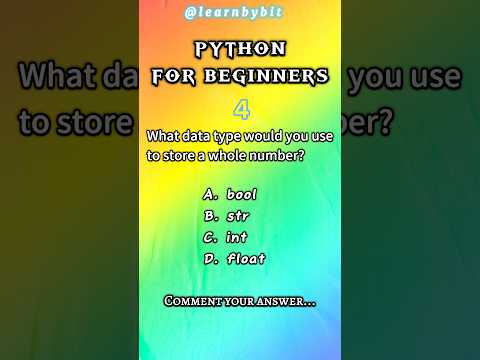 Python Beginner Quiz Test #python #quizshorts #python3