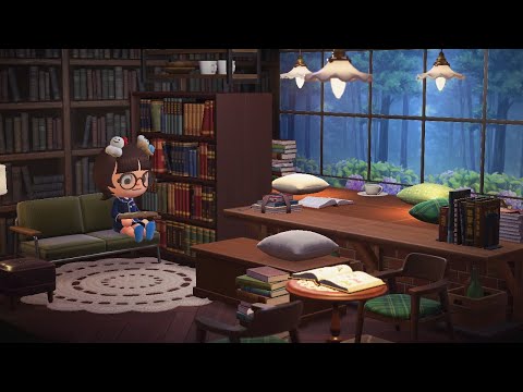 【ACNH】带榻榻米的阅读室｜Reading room with tatami｜Speed build