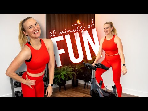 30 minute FUN Indoor Cycling Workout