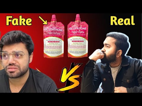 Glupatone Skin Whitening Emulsion Real VS Fake