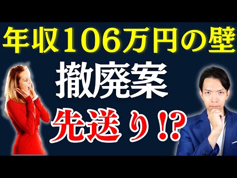 【106万円の壁】2026年10月に見直される予定が先送りへ。年金カットの基準の引き上げ案や国民年金の底上げ案についても解説します。