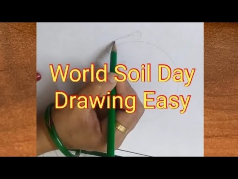 World soil day poster drawing / Soil day drawing easy / World soil day drawing easy #savesoil #soil