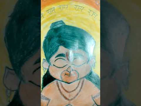 Hanuman ji ka drawing