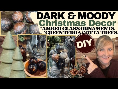 DIY CRAFTS DARK & MOODY CHRISTMAS DECOR