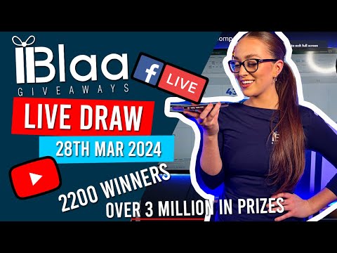 BLAA GIVEAWAYS | LIVE DRAW | 28th March 2024