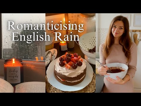 How To Romanticise Rainy Weather? | Cosy book shopping, baking & cooking, Autumn slow living UK vlog