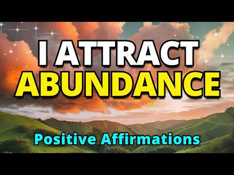 I Attract Abundance | Positive Gratitude Affirmations | Morning Affirmations for Positive Thinking