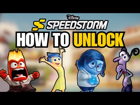 How to Unlock ALL The New Inside Out Racers In Disney Speedstorm