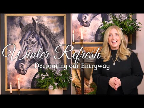 Winter Decorate with Me || Entryway Refresh