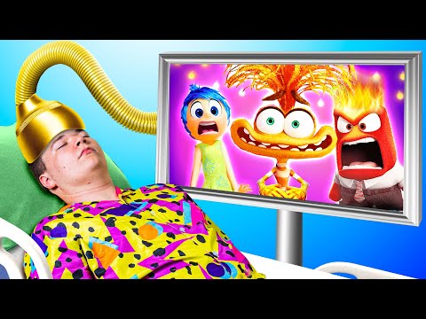 Inside Out 2! Joy Goes to Emotion Jail in Real Life | Funny If Emotions Rules Me! by Crafty Hacks