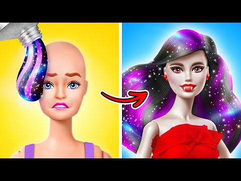 BARBIE TURNS INTO VAMPIRE! Heartbroken Barbie's Epic Vampire Makeover