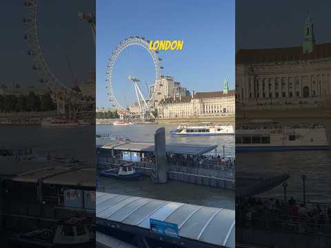 Big Ben looking at London Eye #londonlife #travelvlog #england