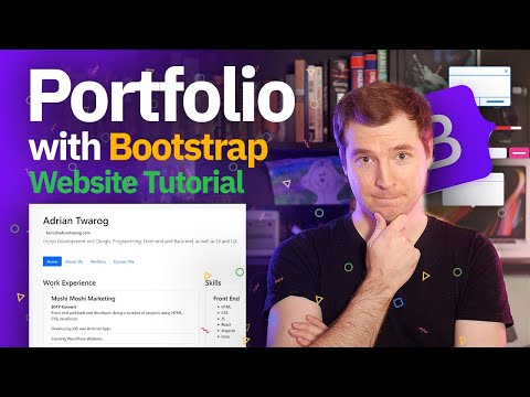 Bootstrap Portfolio Website Tutorial | Bootstrap 5