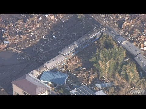 大きな被害を受けた東松島市 ［震災翌日］