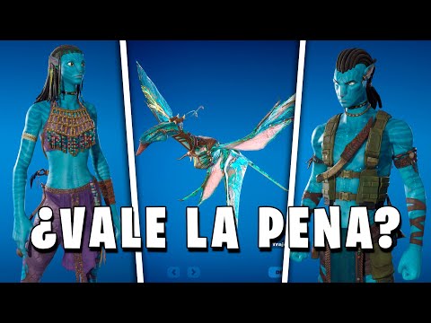 ¿Vale la pena comprar las skins de AVATAR en Fortnite? 🔥 ¡Skin Review COMPLETA!