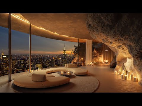 Luxurious City Nightscape | Relaxing Jazz Instrumentals for Focus, Study & Deep Rest