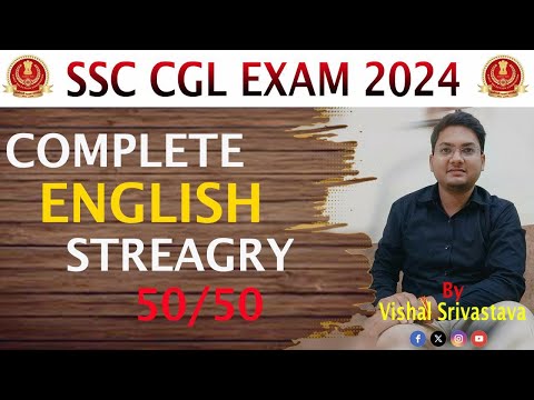 SSC CGL 2024 Strategy for English| SSC CGL Preparation Strategy