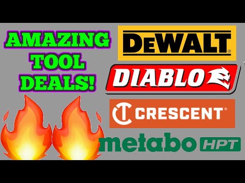 DeWALT, Crescent, Metabo HPT And Diablo Deals - TODAY ONLY