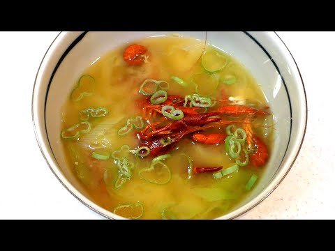 OMG miso soup! With crayfish!【ENG SUB】