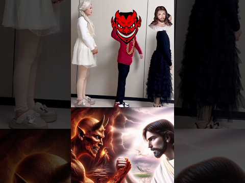 Jesus VS Satan . #jesus #god #marvel # funny #foryou #yeshu #viral #memes