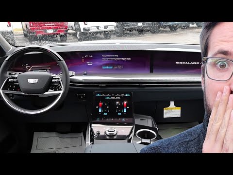 Too Much Screen? (2025 Escalade IQ Instrument Cluster and Infotainment System)