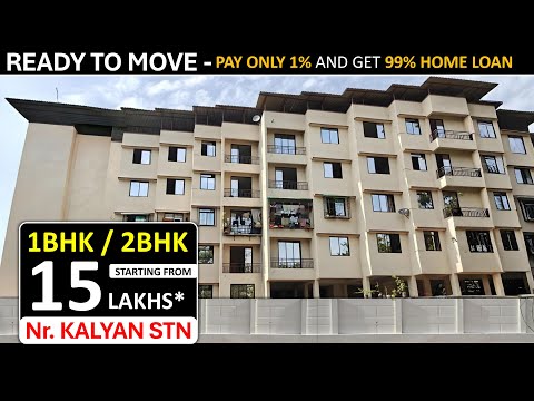 1BHK Starts From 15 Lakhs* Ready To Move in Kalyan West Smart City #1bhk #flat #property