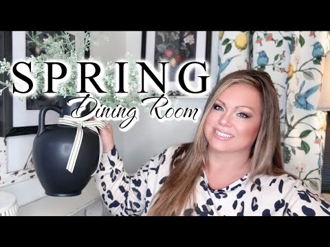 Spring Decorating In The Dining Room | Adding Color