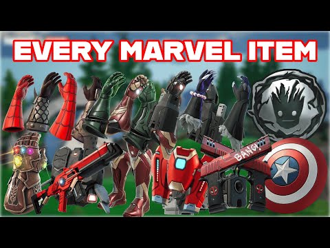 Ranking EVERY *MARVEL* ITEM In FORTNITE HISTORY From WORST To BEST