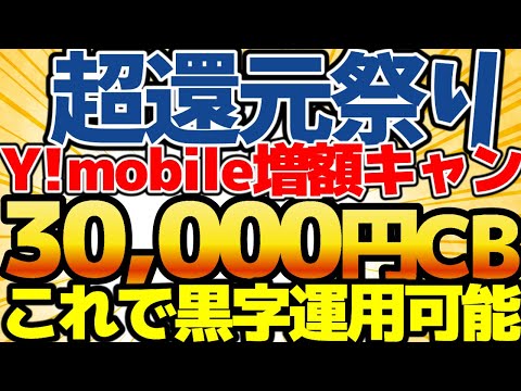 【超還元祭！】最大30000円ゲット！最速2ヶ月で黒字20000円！さらに10000円も貰える！最強キャンペーンです！実は無料運用できちゃうんです【格安SIMチャンネル】