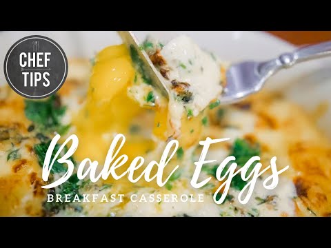 Breakfast Casserole Recipe | Baked Eggs | Toad in the Hole Recipe | Chef Tips