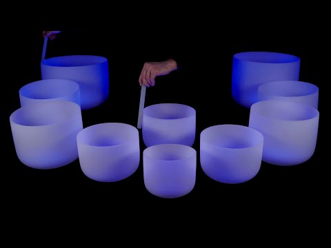 Crystal Bowls for Deep Sleep 🌀 Restful Resonance Vibrations 432 Hz