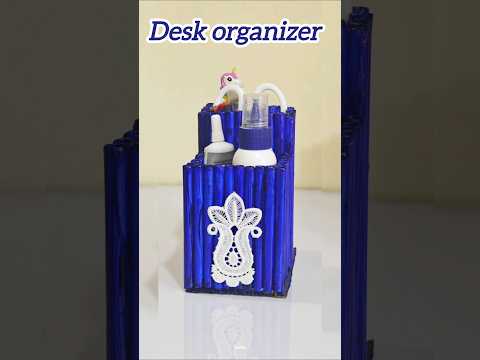 Diy Desk Organiser #diy #organiser #creative