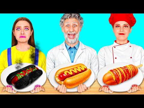 Me vs Grandpa Cooking Challenge | Who Wins the Cooking War by RaPaPa Challenge