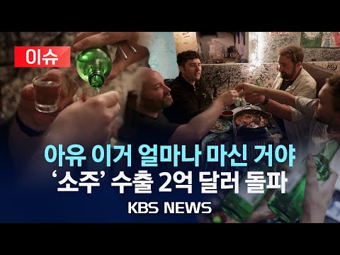 [이슈] ‘과일 소주’가 다 했다…소주 수출 2억 달러 돌파/2025년 3월 15일(토)/KBS